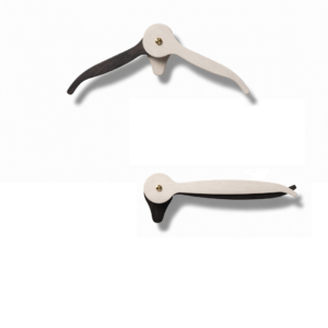 Casanova Day & Night – wall-mounted hanger and trousers holder in White and Wengé-finished wood